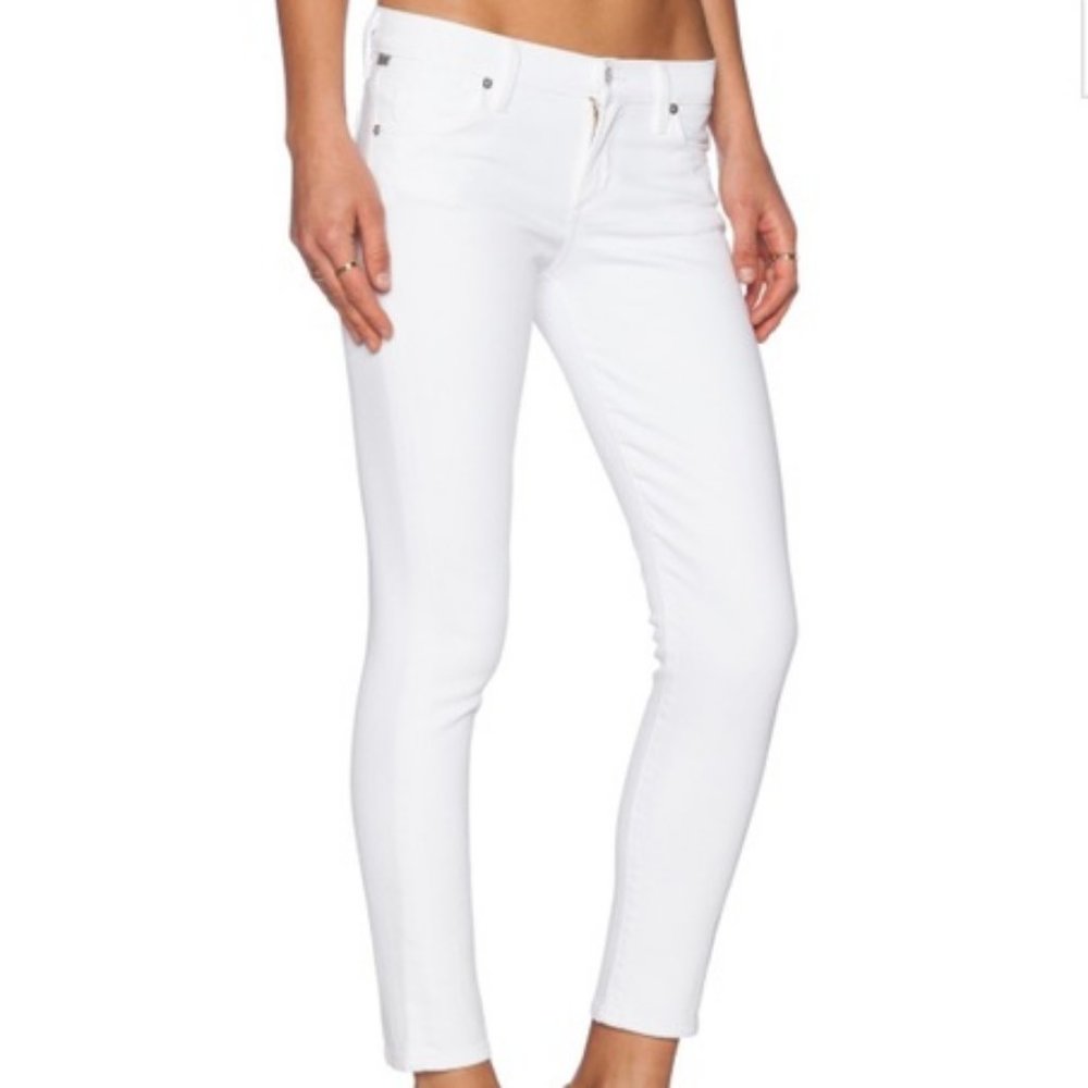 Perfect Condition! White Aveden Skinny Jeans - 27